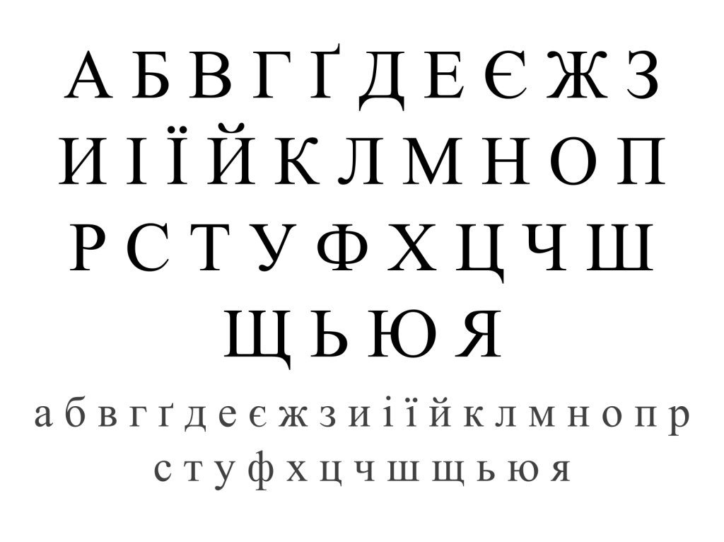 Скільки букв в українському алфавіті: повний список